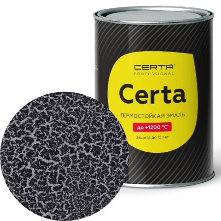 CERTA Craquelure" эмаль для декора базовый слой до 600°С серебристый (0,8кг)